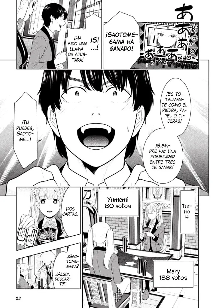 Kakegurui: Compulsive Gambler (2014) - Capítulo 66 - Página 23 - LectorTMOo