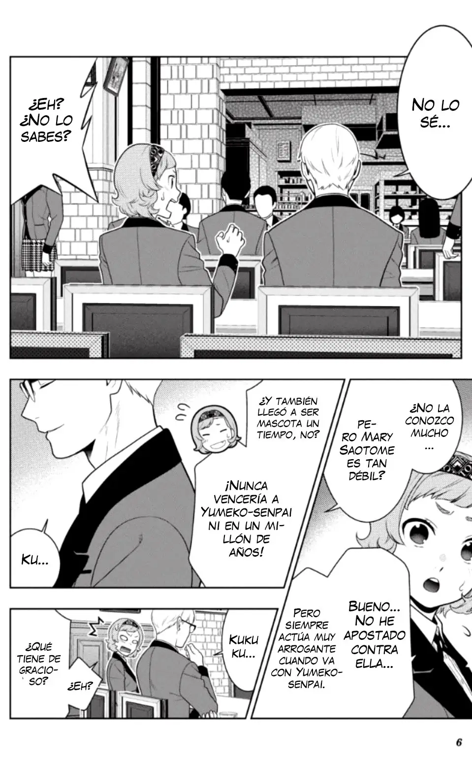 Kakegurui: Compulsive Gambler (2014) - Capítulo 71 - Página 6 - LectorTMOo