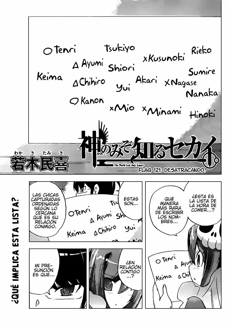 Kami nomi zo Shiru Sekai (2008) - Capítulo 121 - Página 4 - LectorTMOo
