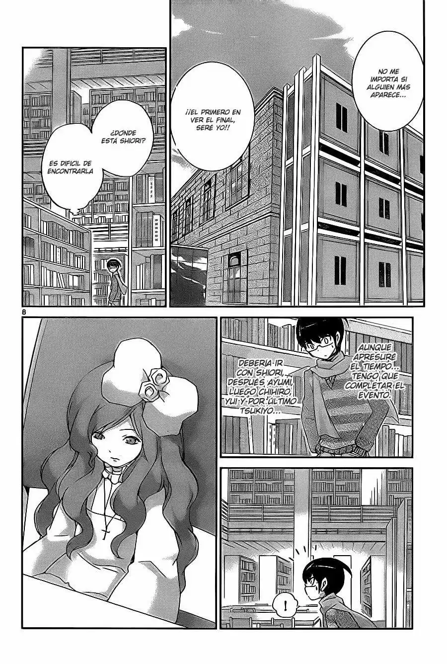 Kami nomi zo Shiru Sekai (2008) - Capítulo 131 - Página 8 - LectorTMOo