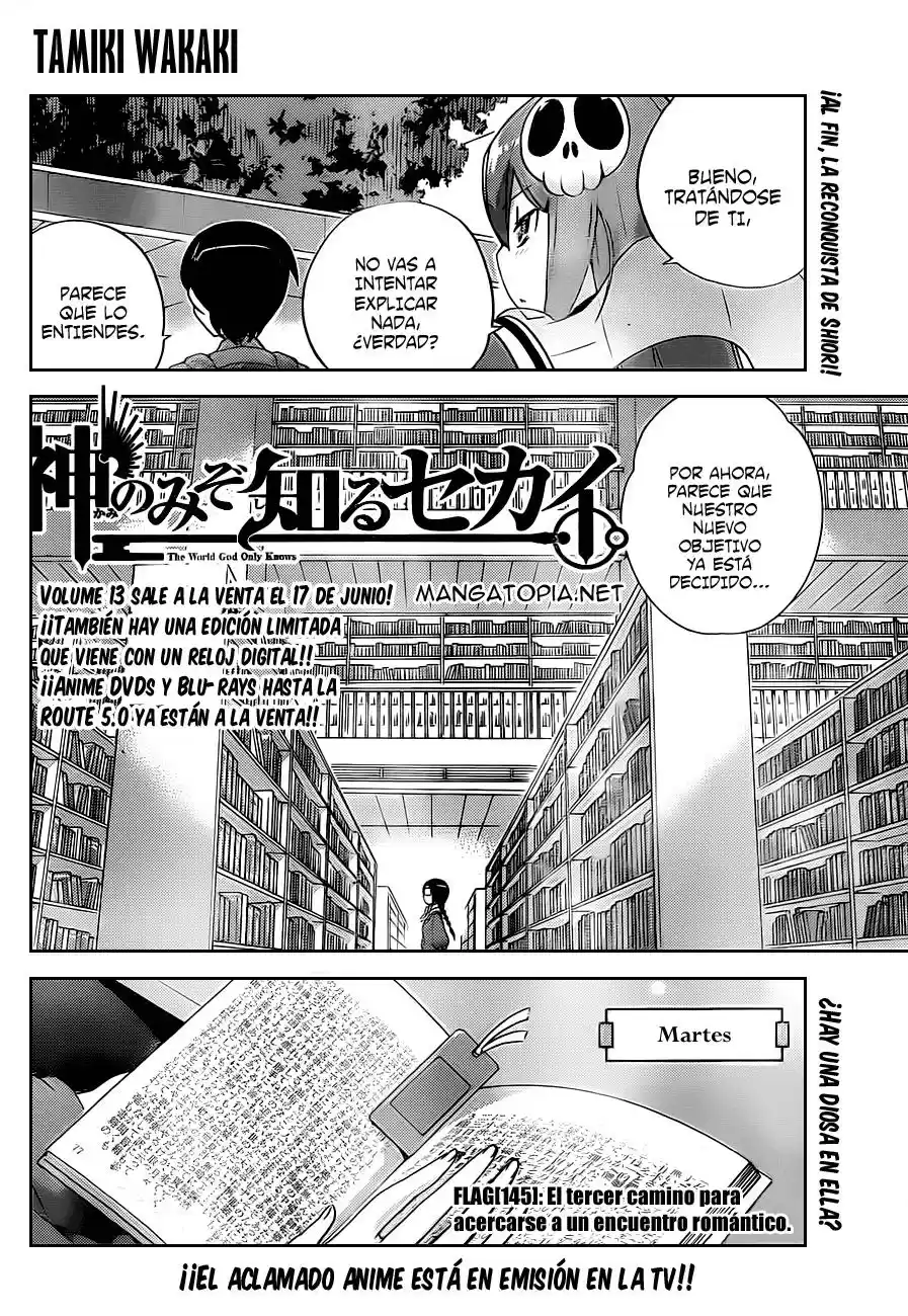 Kami nomi zo Shiru Sekai (2008) - Capítulo 145 - Página 3 - LectorTMOo