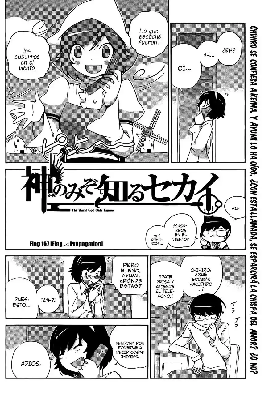 Kami nomi zo Shiru Sekai (2008) - Capítulo 157 - Página 3 - LectorTMOo