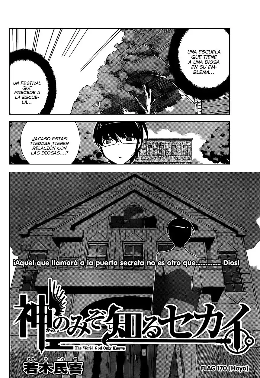 Kami nomi zo Shiru Sekai (2008) - Capítulo 170 - Página 3 - LectorTMOo
