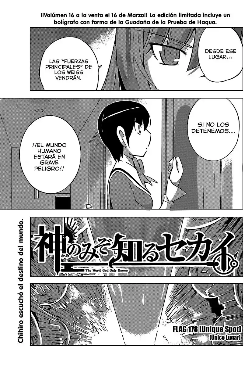 Kami nomi zo Shiru Sekai (2008) - Capítulo 178 - Página 4 - LectorTMOo