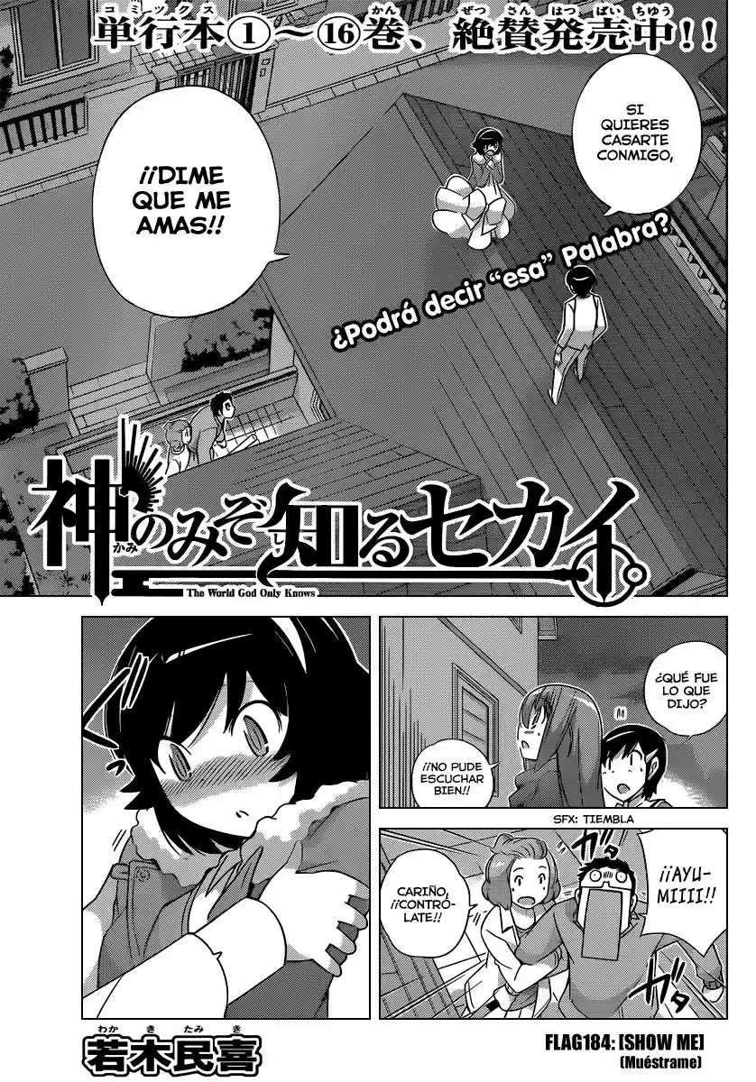 Kami nomi zo Shiru Sekai (2008) - Capítulo 184 - Página 2 - LectorTMOo