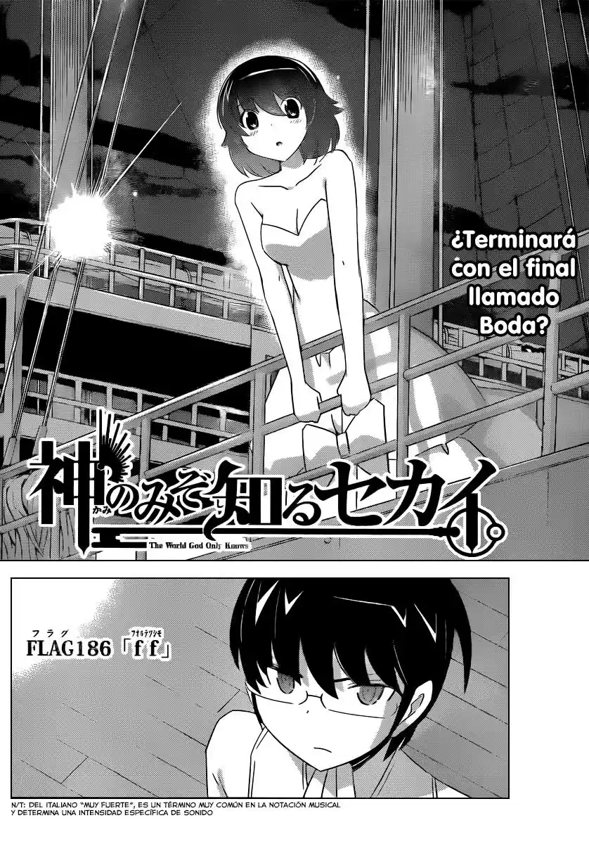 Kami nomi zo Shiru Sekai (2008) - Capítulo 186 - Página 3 - LectorTMOo