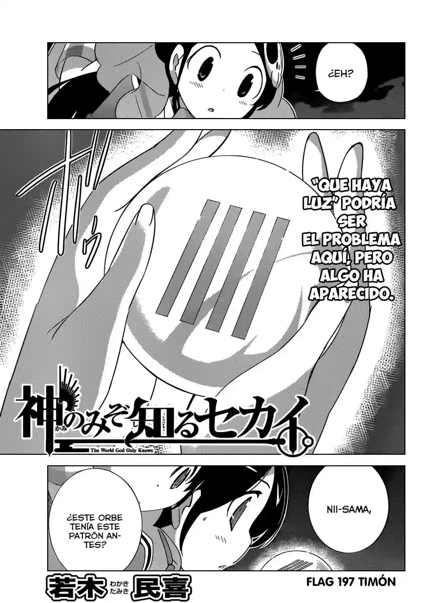Kami nomi zo Shiru Sekai (2008) - Capítulo 197 - Página 4 - LectorTMOo
