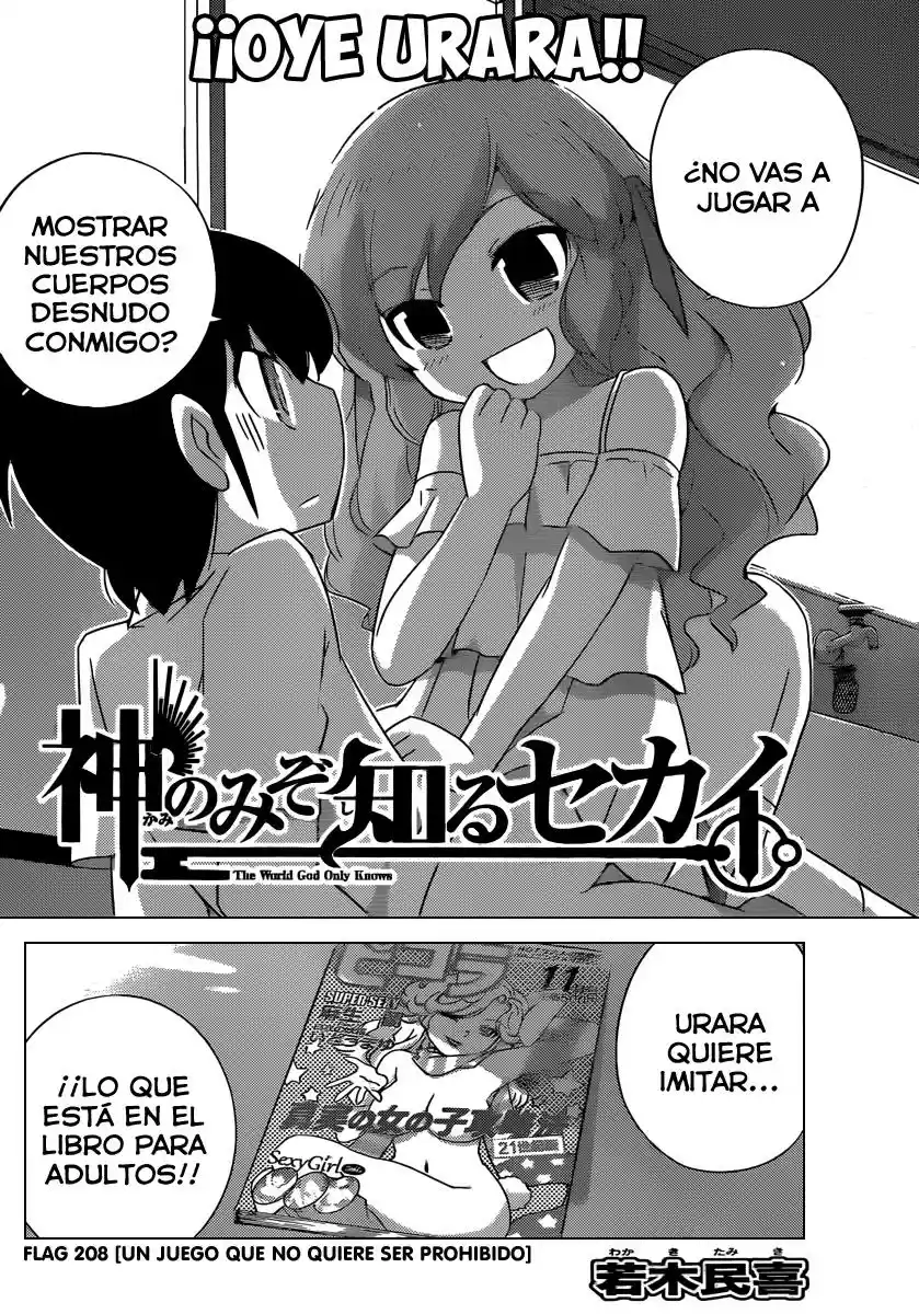 Kami nomi zo Shiru Sekai (2008) - Capítulo 208 - Página 3 - LectorTMOo