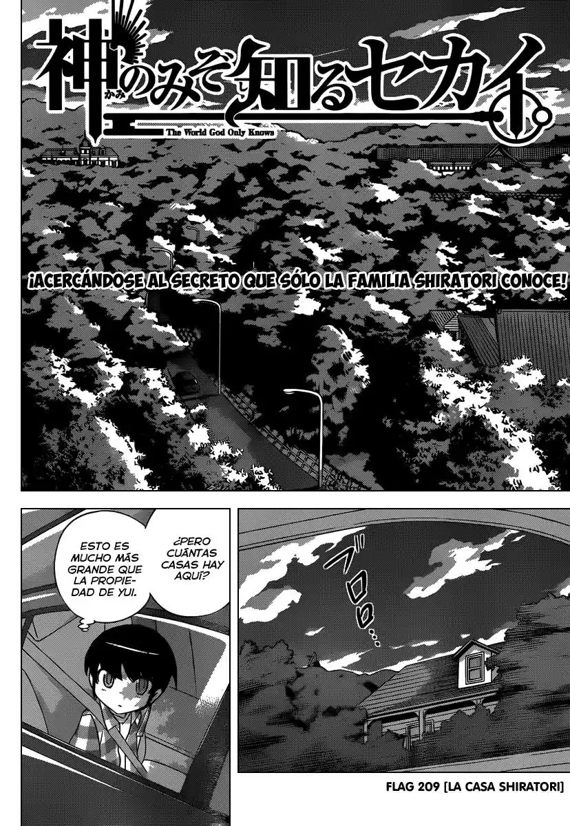 Kami nomi zo Shiru Sekai (2008) - Capítulo 209 - Página 3 - LectorTMOo