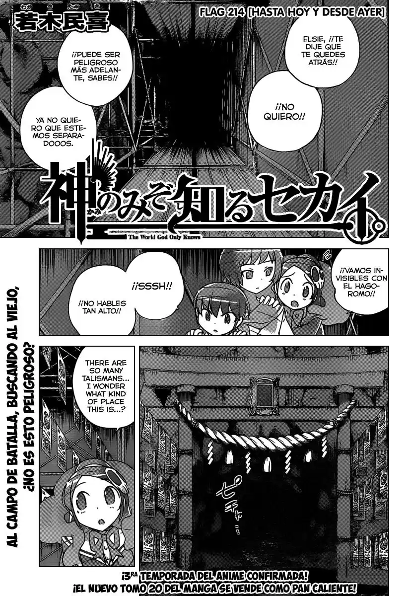 Kami nomi zo Shiru Sekai (2008) - Capítulo 214 - Página 2 - LectorTMOo