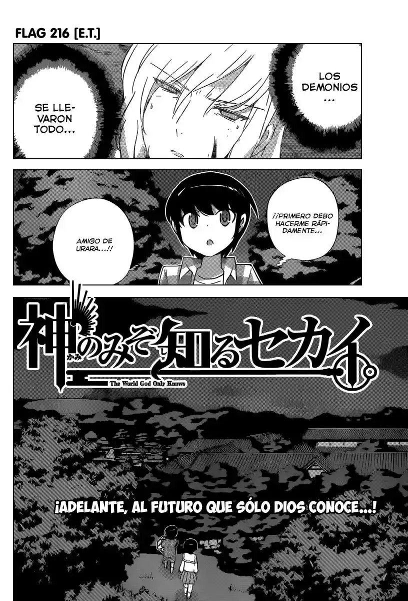 Kami nomi zo Shiru Sekai (2008) - Capítulo 216 - Página 3 - LectorTMOo
