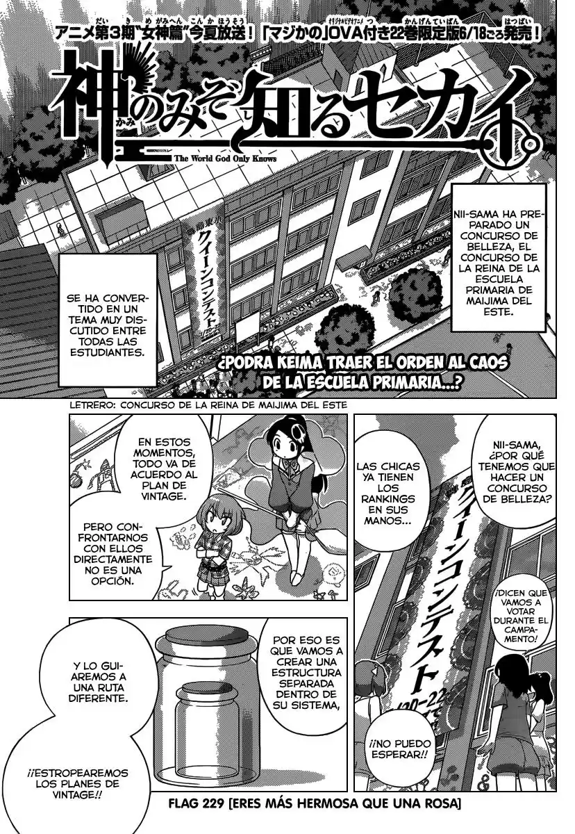 Kami nomi zo Shiru Sekai (2008) - Capítulo 229 - Página 2 - LectorTMOo