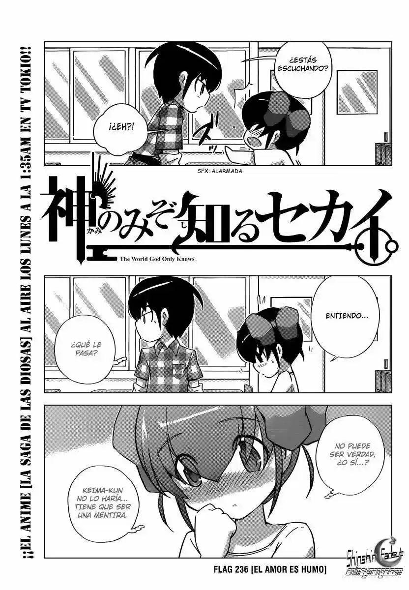Kami nomi zo Shiru Sekai (2008) - Capítulo 236 - Página 4 - LectorTMOo