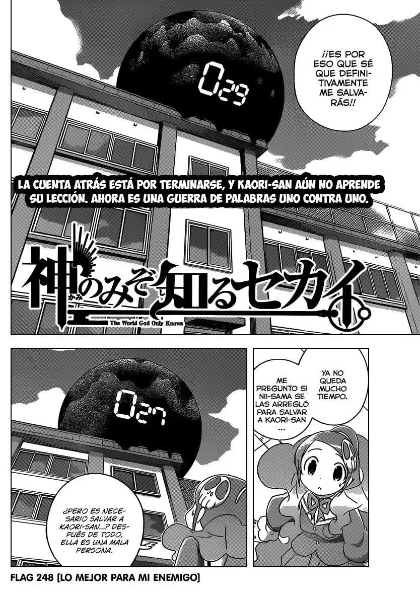 Kami nomi zo Shiru Sekai (2008) - Capítulo 248 - Página 3 - LectorTMOo