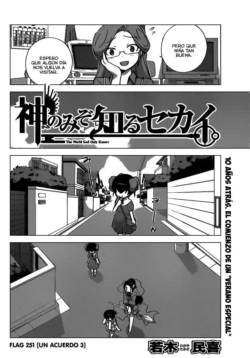 Kami nomi zo Shiru Sekai (2008) - Capítulo 251 - Página 3 - LectorTMOo