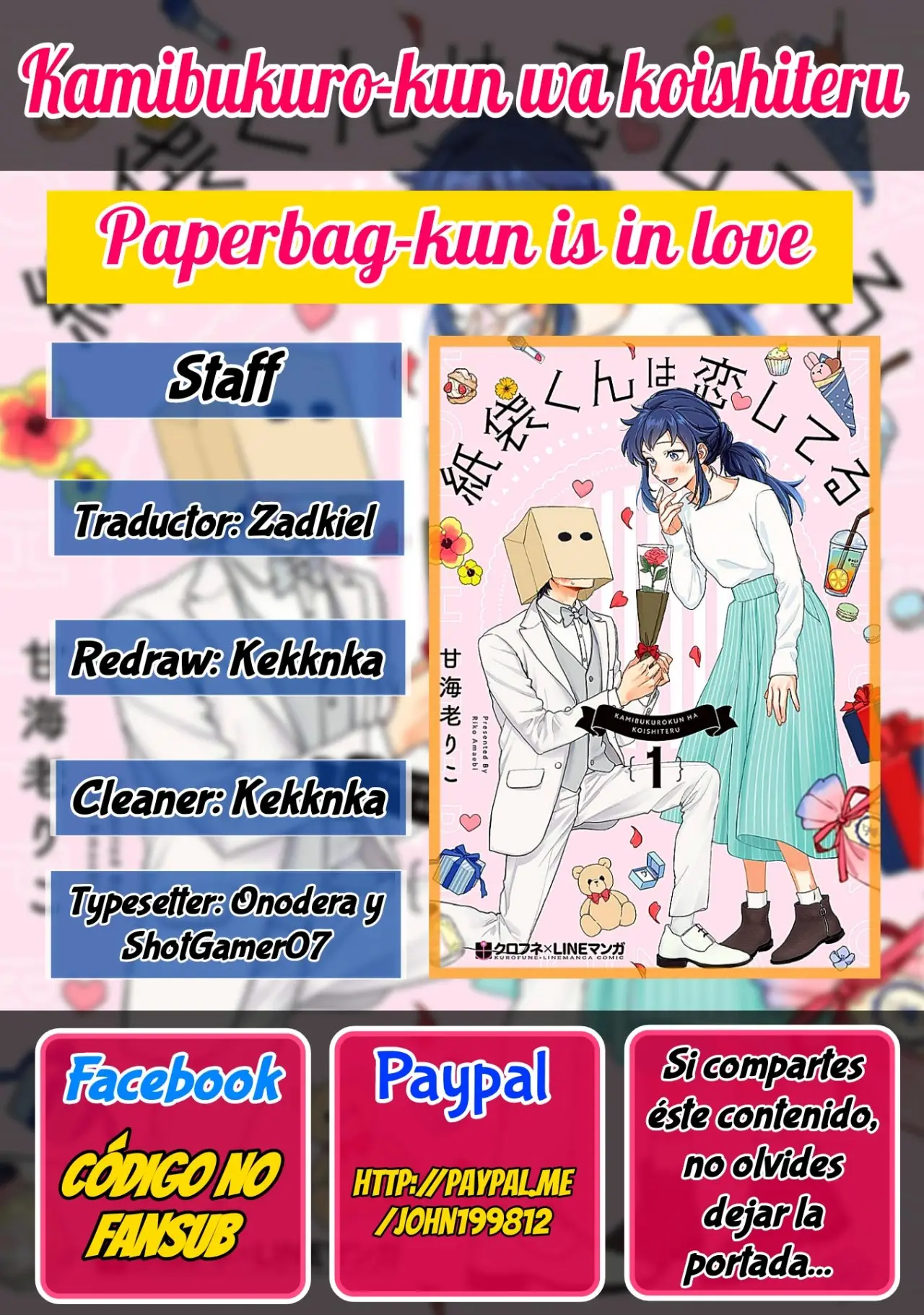Kamibukuro-kun wa koishiteru (2020) - Capítulo 8 - Página 1 - LectorTMOo