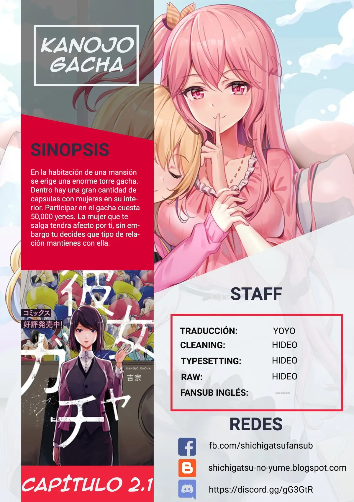 Kanojo Gacha (2019) - Capítulo 2.1 - Página 1 - LectorTMOo