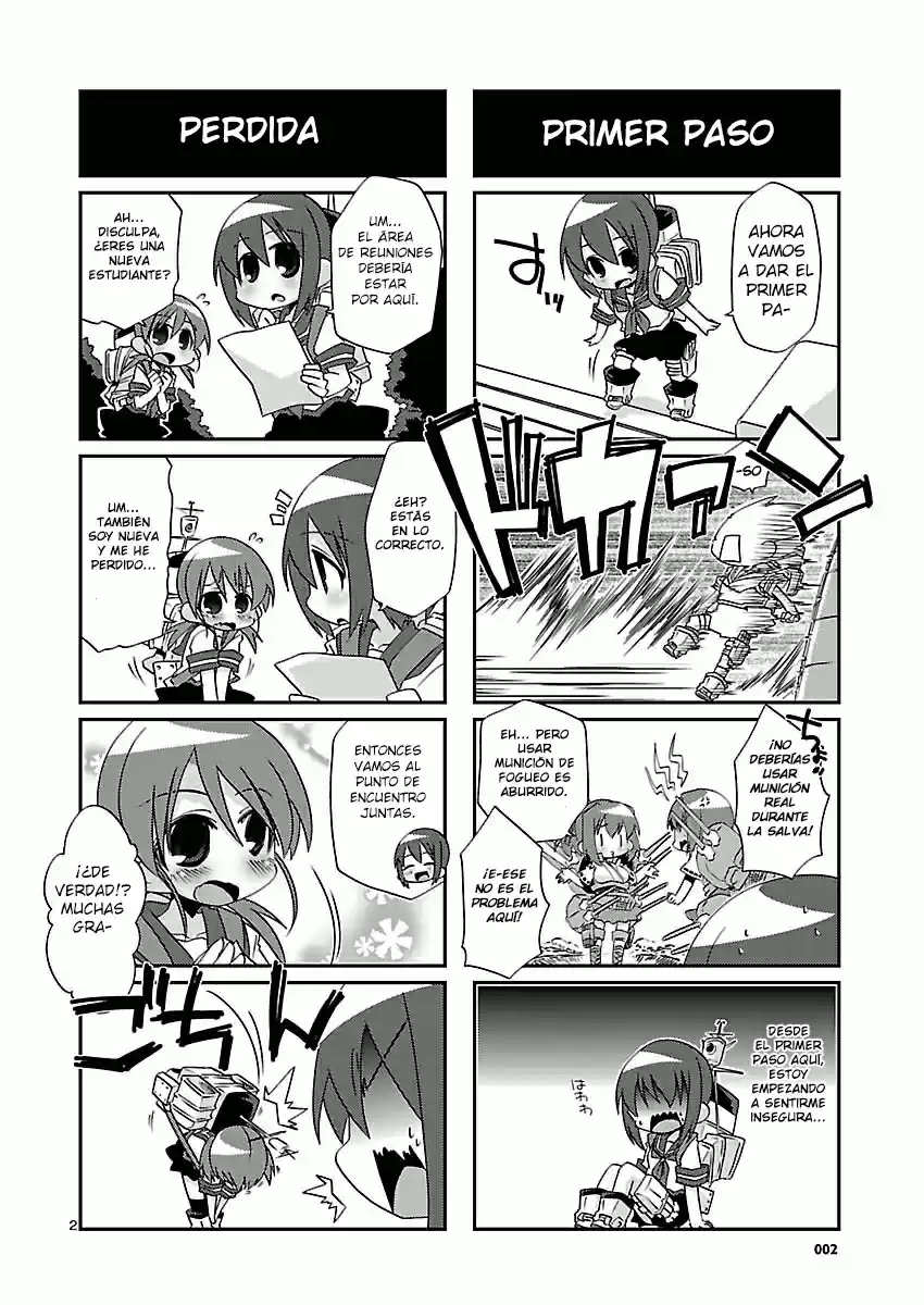 Kantai Collection 4-koma Comic: Fubuki- Ganbarimasu! (2013) - Capítulo 1 - Página 2 - LectorTMOo