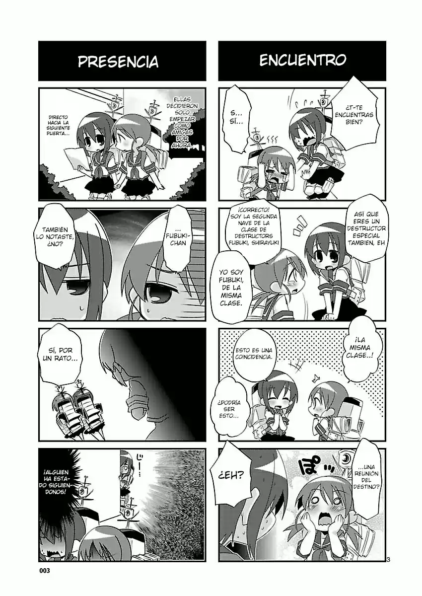 Kantai Collection 4-koma Comic: Fubuki- Ganbarimasu! (2013) - Capítulo 1 - Página 3 - LectorTMOo