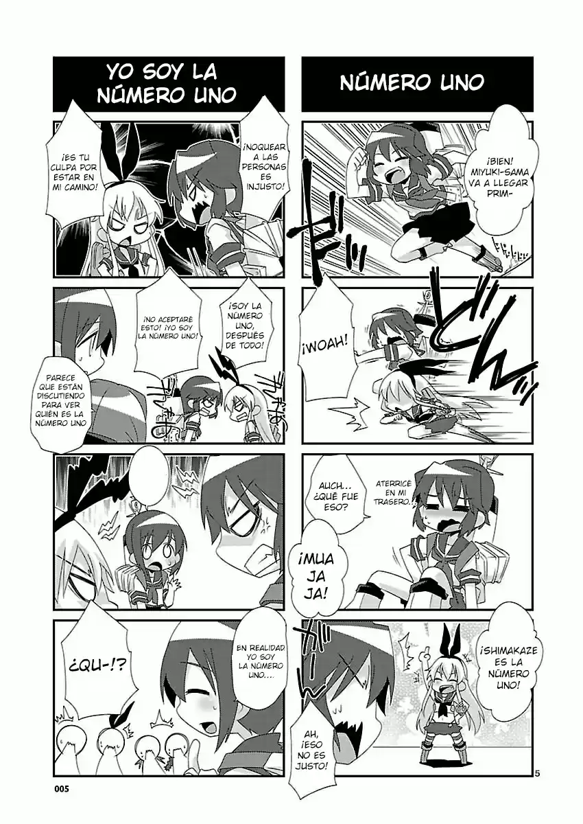 Kantai Collection 4-koma Comic: Fubuki- Ganbarimasu! (2013) - Capítulo 1 - Página 5 - LectorTMOo