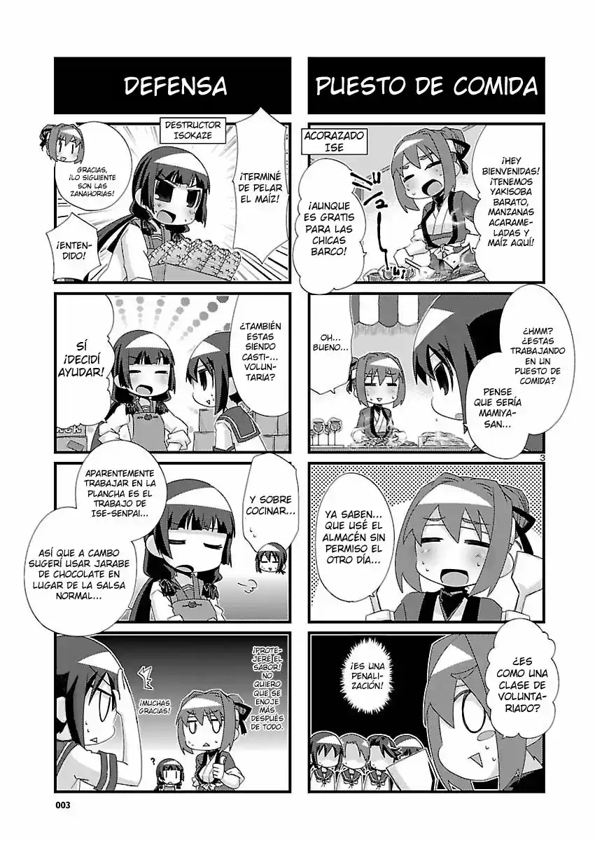 Kantai Collection 4-koma Comic: Fubuki- Ganbarimasu! (2013) - Capítulo 100 - Página 3 - LectorTMOo