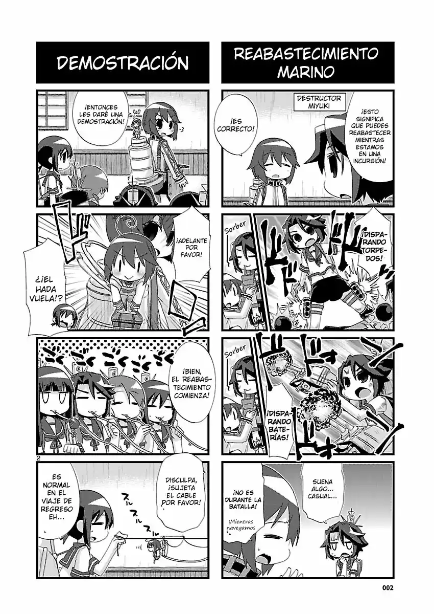 Kantai Collection 4-koma Comic: Fubuki- Ganbarimasu! (2013) - Capítulo 103 - Página 2 - LectorTMOo