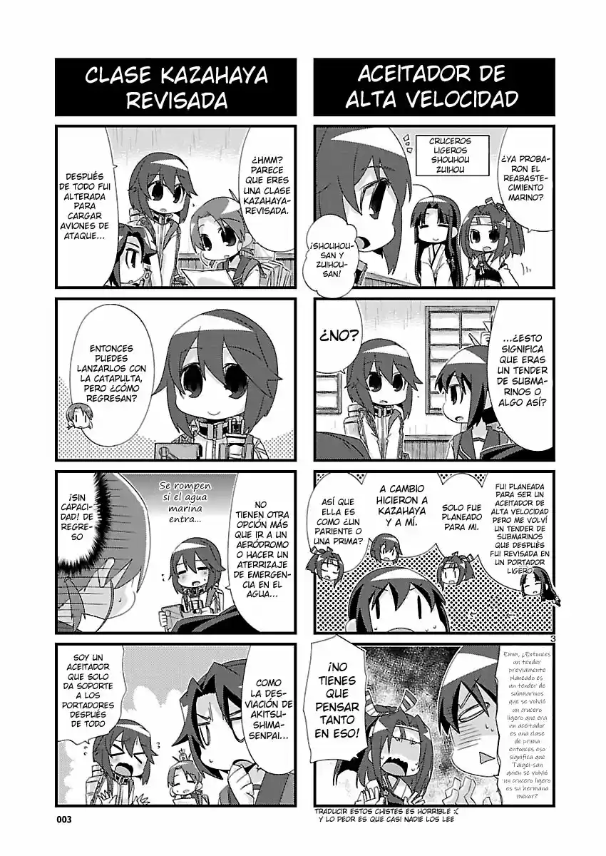 Kantai Collection 4-koma Comic: Fubuki- Ganbarimasu! (2013) - Capítulo 103 - Página 3 - LectorTMOo