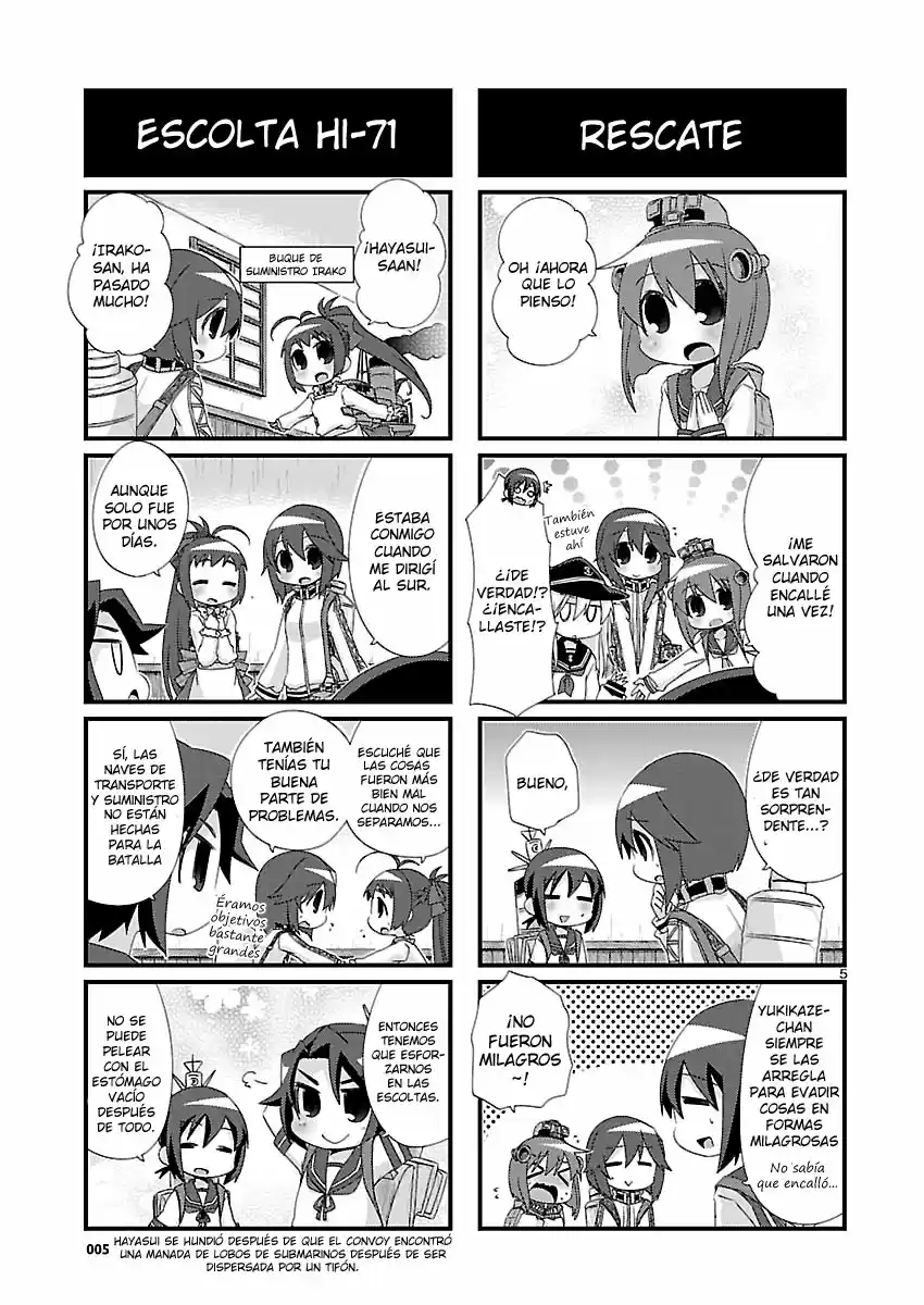 Kantai Collection 4-koma Comic: Fubuki- Ganbarimasu! (2013) - Capítulo 103 - Página 5 - LectorTMOo