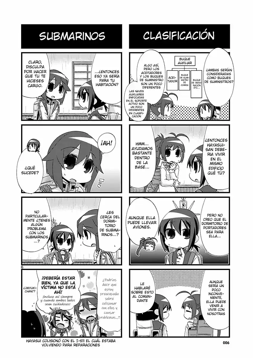 Kantai Collection 4-koma Comic: Fubuki- Ganbarimasu! (2013) - Capítulo 103 - Página 6 - LectorTMOo