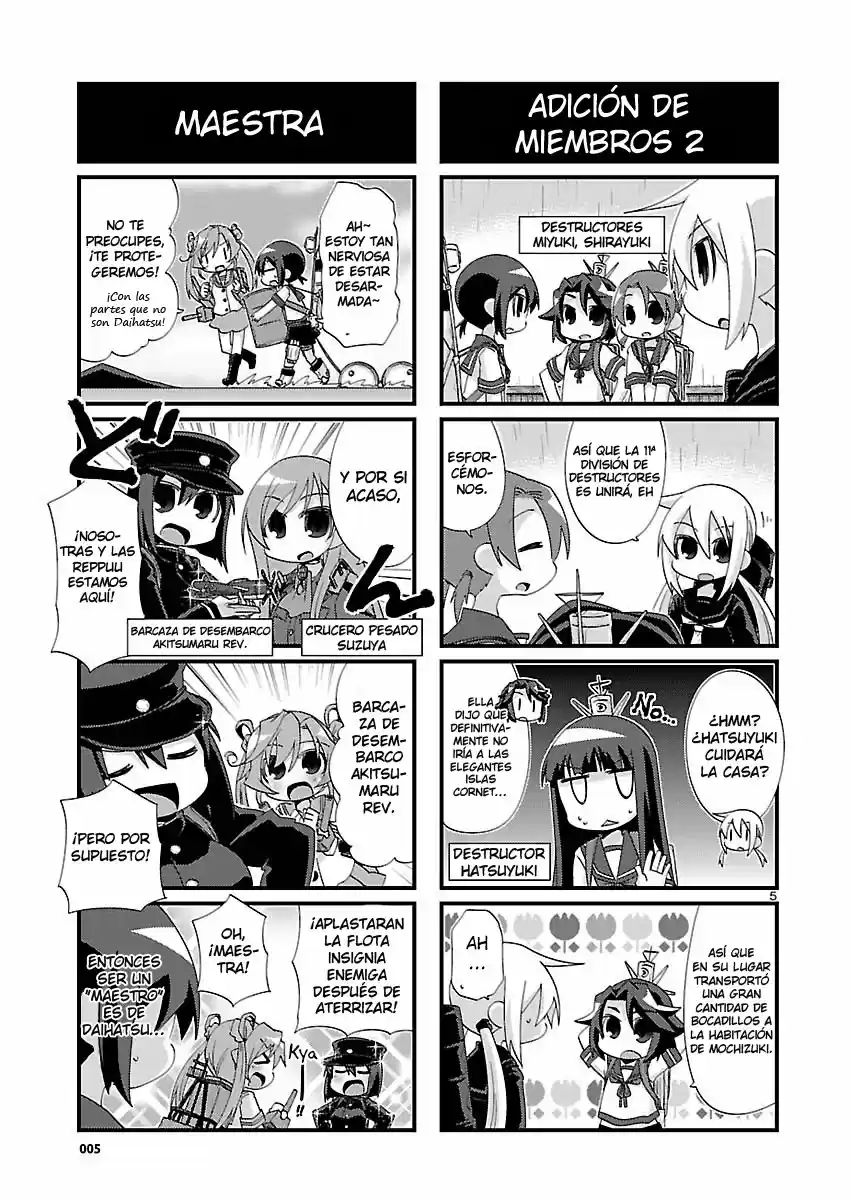 Kantai Collection 4-koma Comic: Fubuki- Ganbarimasu! (2013) - Capítulo 109 - Página 5 - LectorTMOo