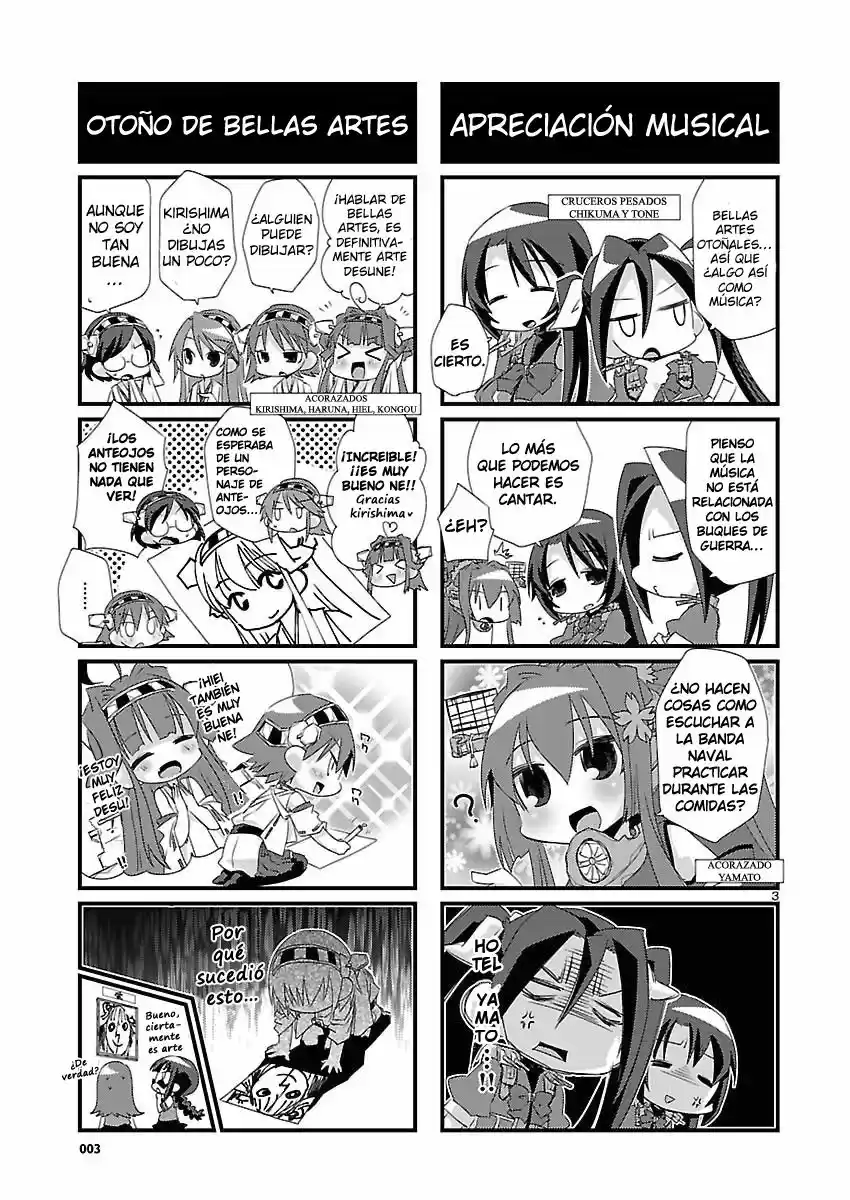 Kantai Collection 4-koma Comic: Fubuki- Ganbarimasu! (2013) - Capítulo 11 - Página 3 - LectorTMOo