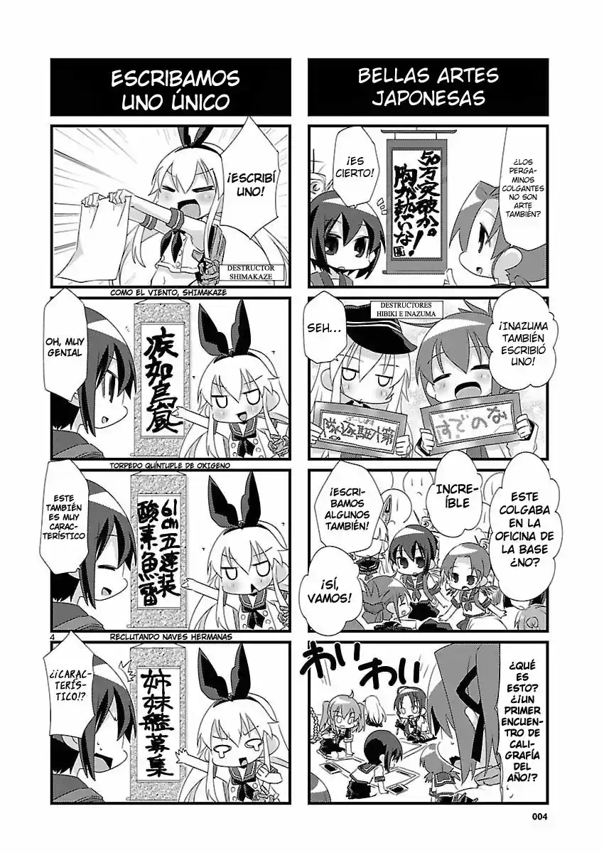 Kantai Collection 4-koma Comic: Fubuki- Ganbarimasu! (2013) - Capítulo 11 - Página 4 - LectorTMOo