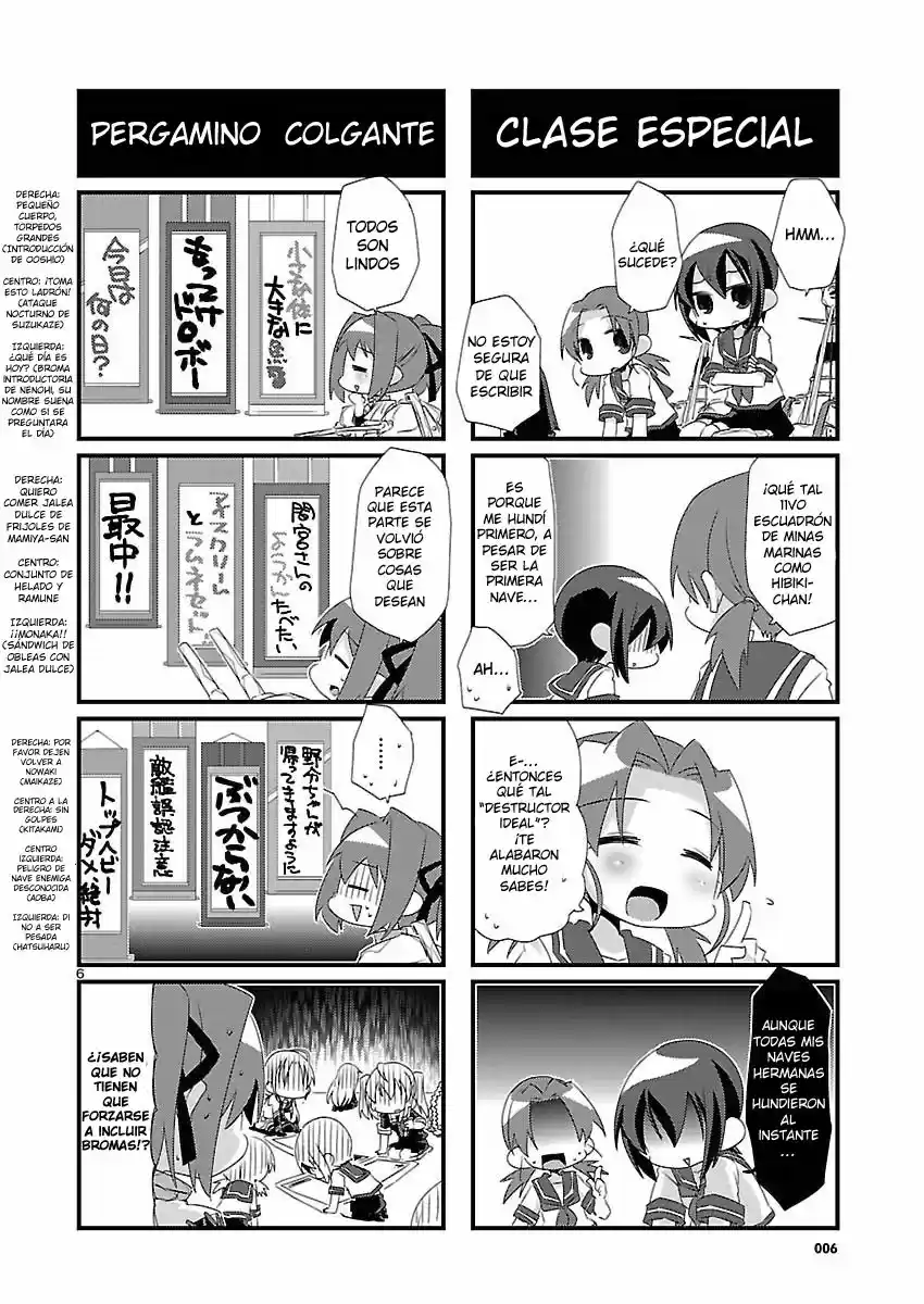 Kantai Collection 4-koma Comic: Fubuki- Ganbarimasu! (2013) - Capítulo 11 - Página 6 - LectorTMOo