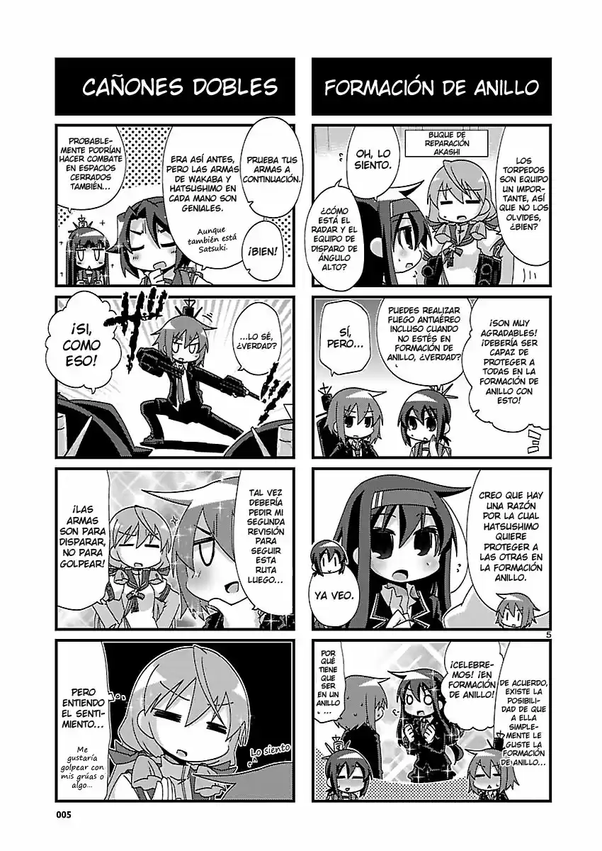 Kantai Collection 4-koma Comic: Fubuki- Ganbarimasu! (2013) - Capítulo 117 - Página 5 - LectorTMOo
