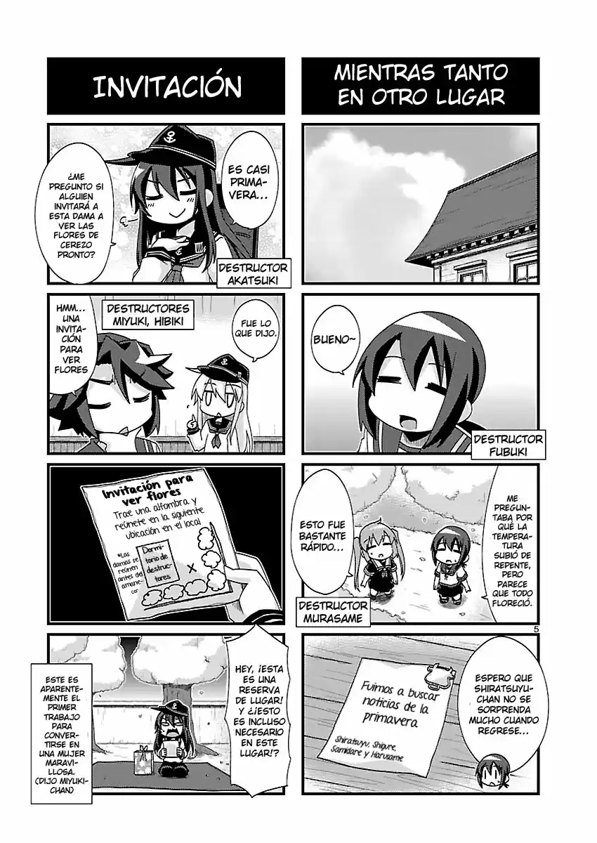 Kantai Collection 4-koma Comic: Fubuki- Ganbarimasu! (2013) - Capítulo 119 - Página 5 - LectorTMOo