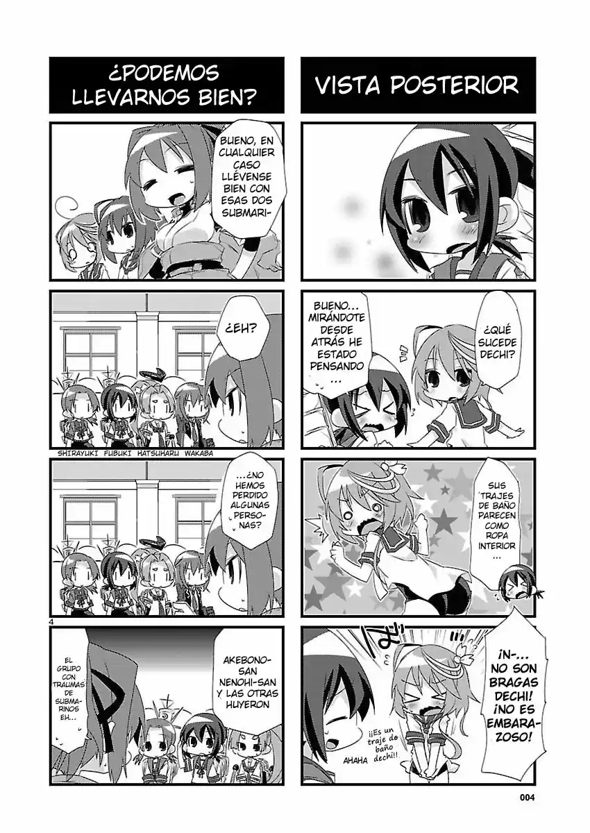 Kantai Collection 4-koma Comic: Fubuki- Ganbarimasu! (2013) - Capítulo 12 - Página 4 - LectorTMOo