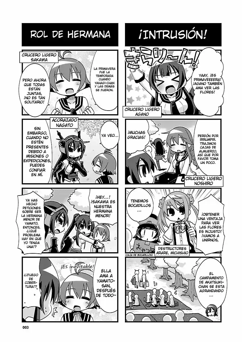 Kantai Collection 4-koma Comic: Fubuki- Ganbarimasu! (2013) - Capítulo 121 - Página 3 - LectorTMOo