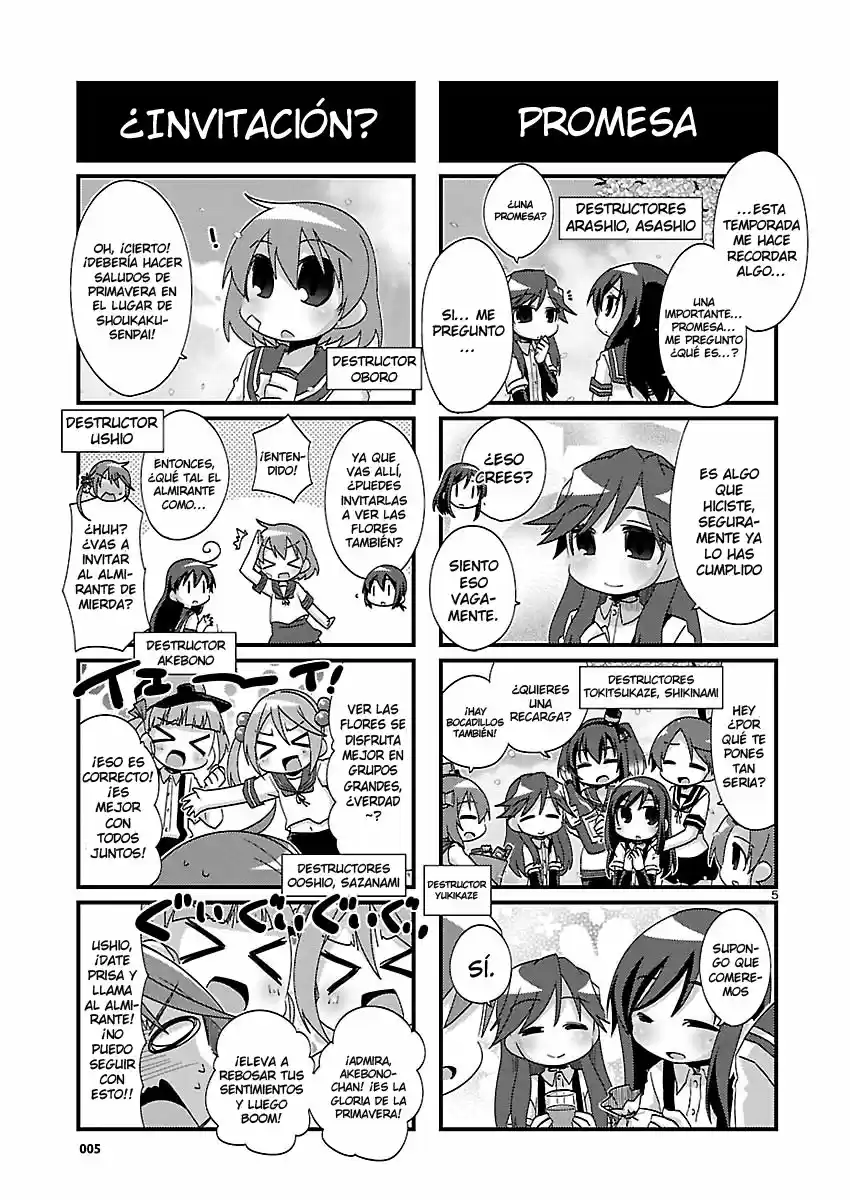 Kantai Collection 4-koma Comic: Fubuki- Ganbarimasu! (2013) - Capítulo 121 - Página 5 - LectorTMOo