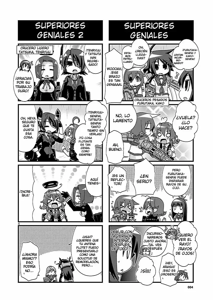 Kantai Collection 4-koma Comic: Fubuki- Ganbarimasu! (2013) - Capítulo 122 - Página 4 - LectorTMOo
