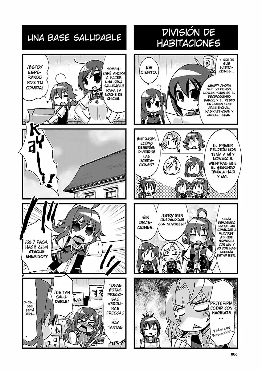 Kantai Collection 4-koma Comic: Fubuki- Ganbarimasu! (2013) - Capítulo 122 - Página 6 - LectorTMOo