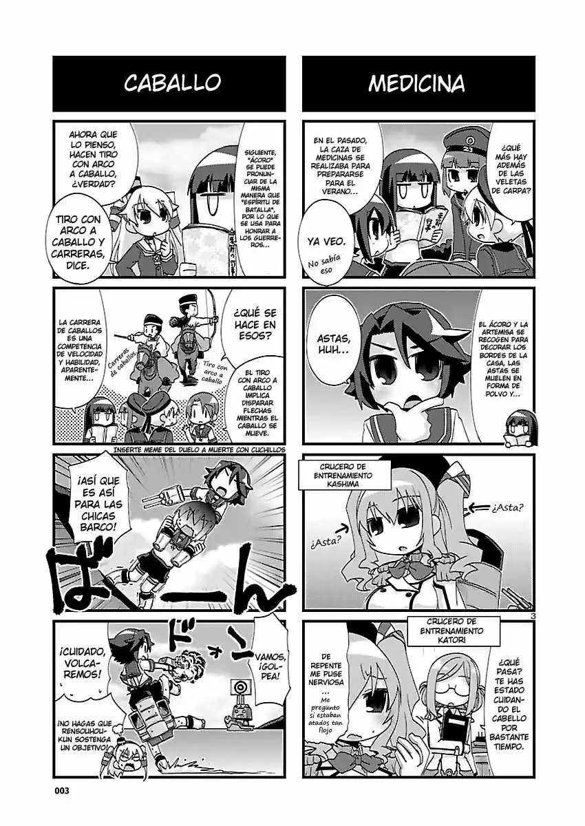 Kantai Collection 4-koma Comic: Fubuki- Ganbarimasu! (2013) - Capítulo 124 - Página 3 - LectorTMOo