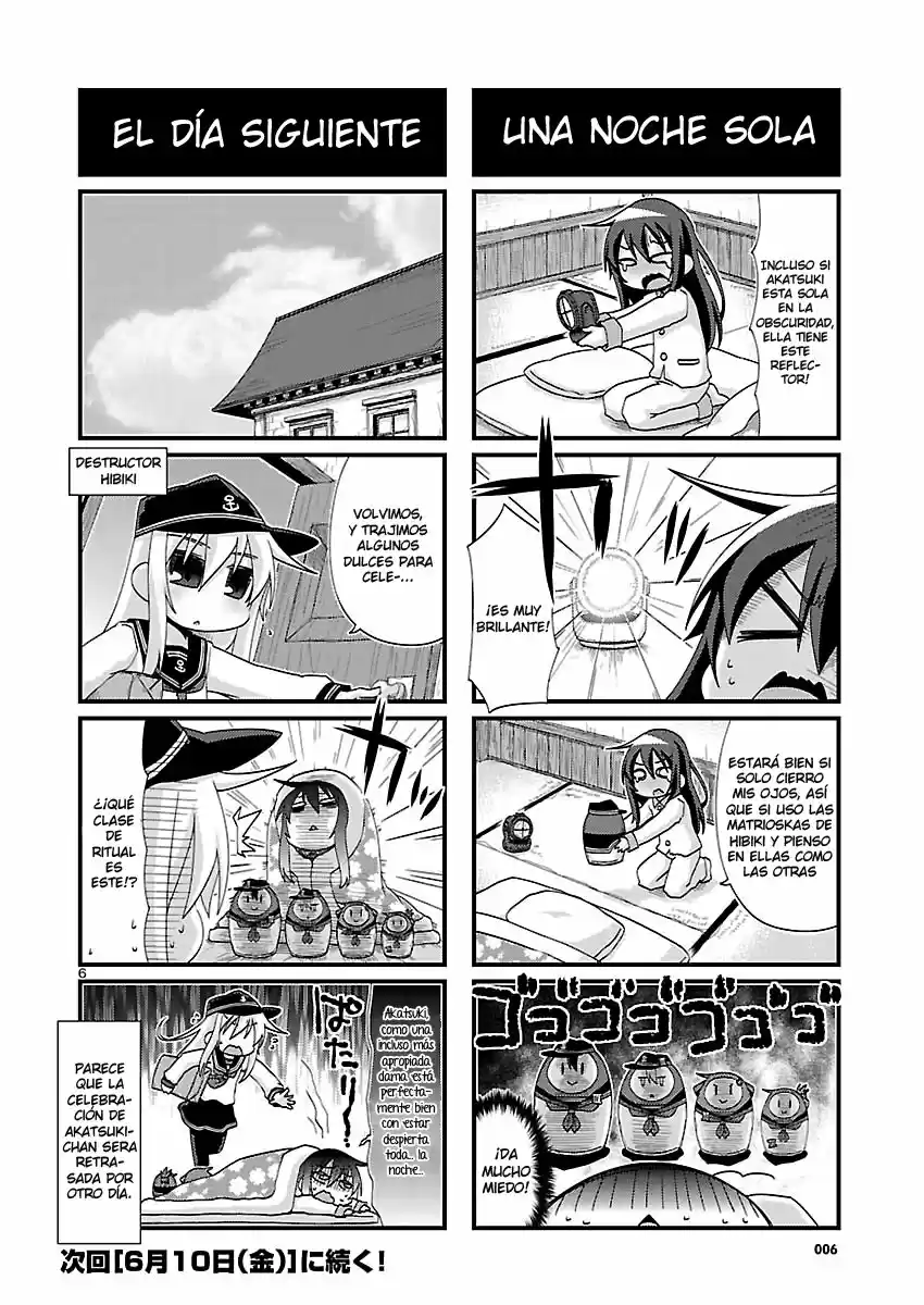Kantai Collection 4-koma Comic: Fubuki- Ganbarimasu! (2013) - Capítulo 125 - Página 6 - LectorTMOo