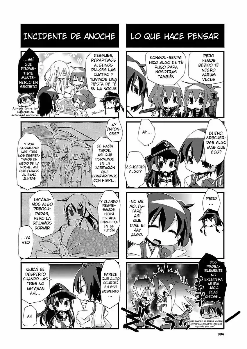 Kantai Collection 4-koma Comic: Fubuki- Ganbarimasu! (2013) - Capítulo 13 - Página 4 - LectorTMOo