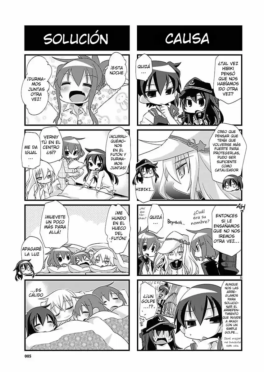Kantai Collection 4-koma Comic: Fubuki- Ganbarimasu! (2013) - Capítulo 13 - Página 5 - LectorTMOo