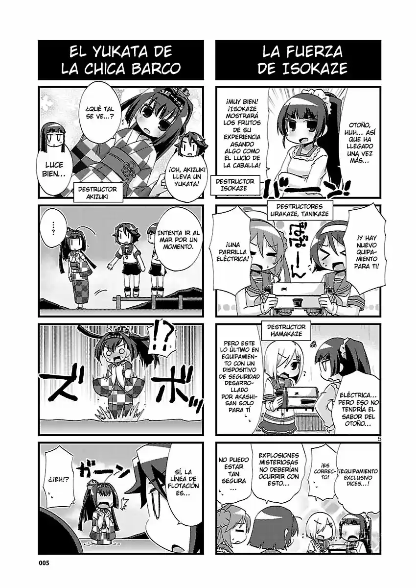 Kantai Collection 4-koma Comic: Fubuki- Ganbarimasu! (2013) - Capítulo 138 - Página 5 - LectorTMOo