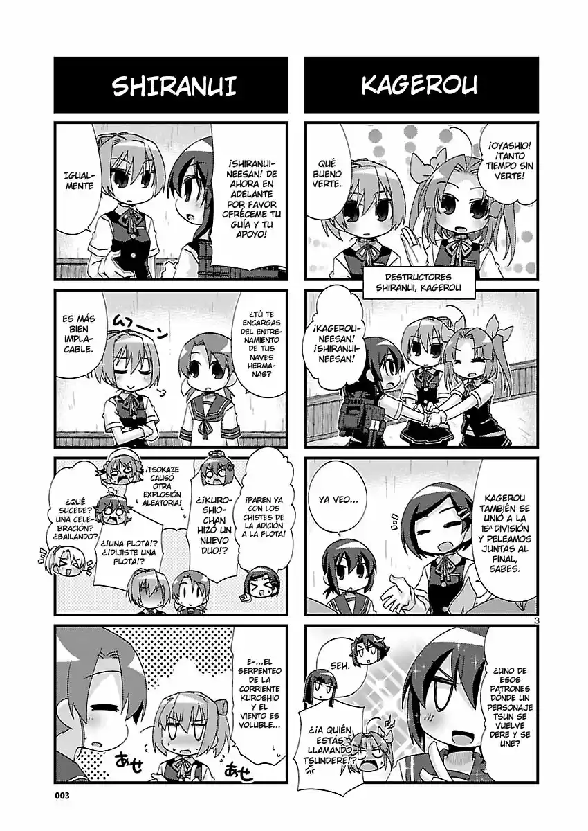 Kantai Collection 4-koma Comic: Fubuki- Ganbarimasu! (2013) - Capítulo 142 - Página 3 - LectorTMOo