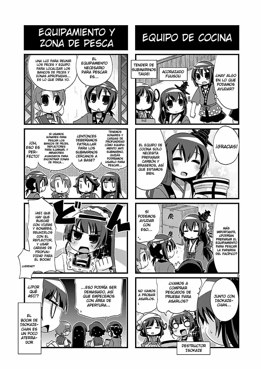 Kantai Collection 4-koma Comic: Fubuki- Ganbarimasu! (2013) - Capítulo 143 - Página 5 - LectorTMOo