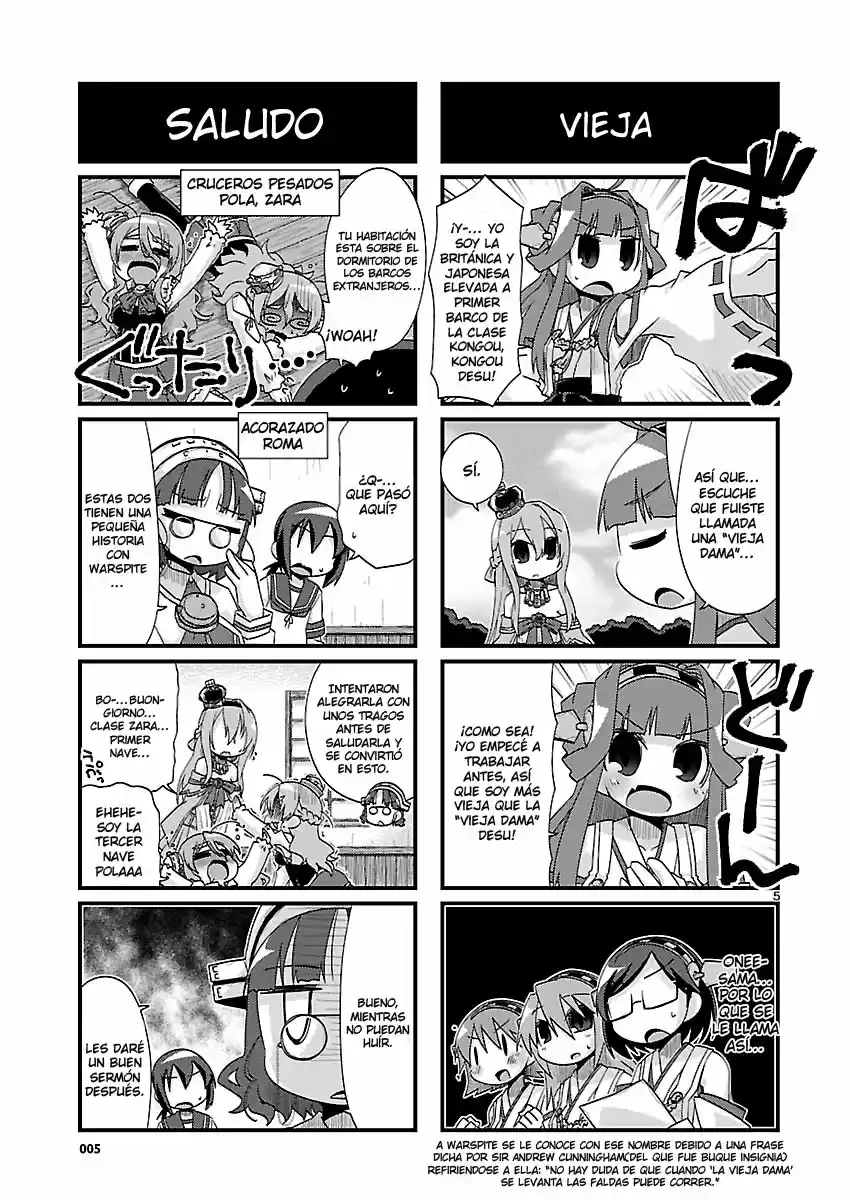Kantai Collection 4-koma Comic: Fubuki- Ganbarimasu! (2013) - Capítulo 152 - Página 5 - LectorTMOo