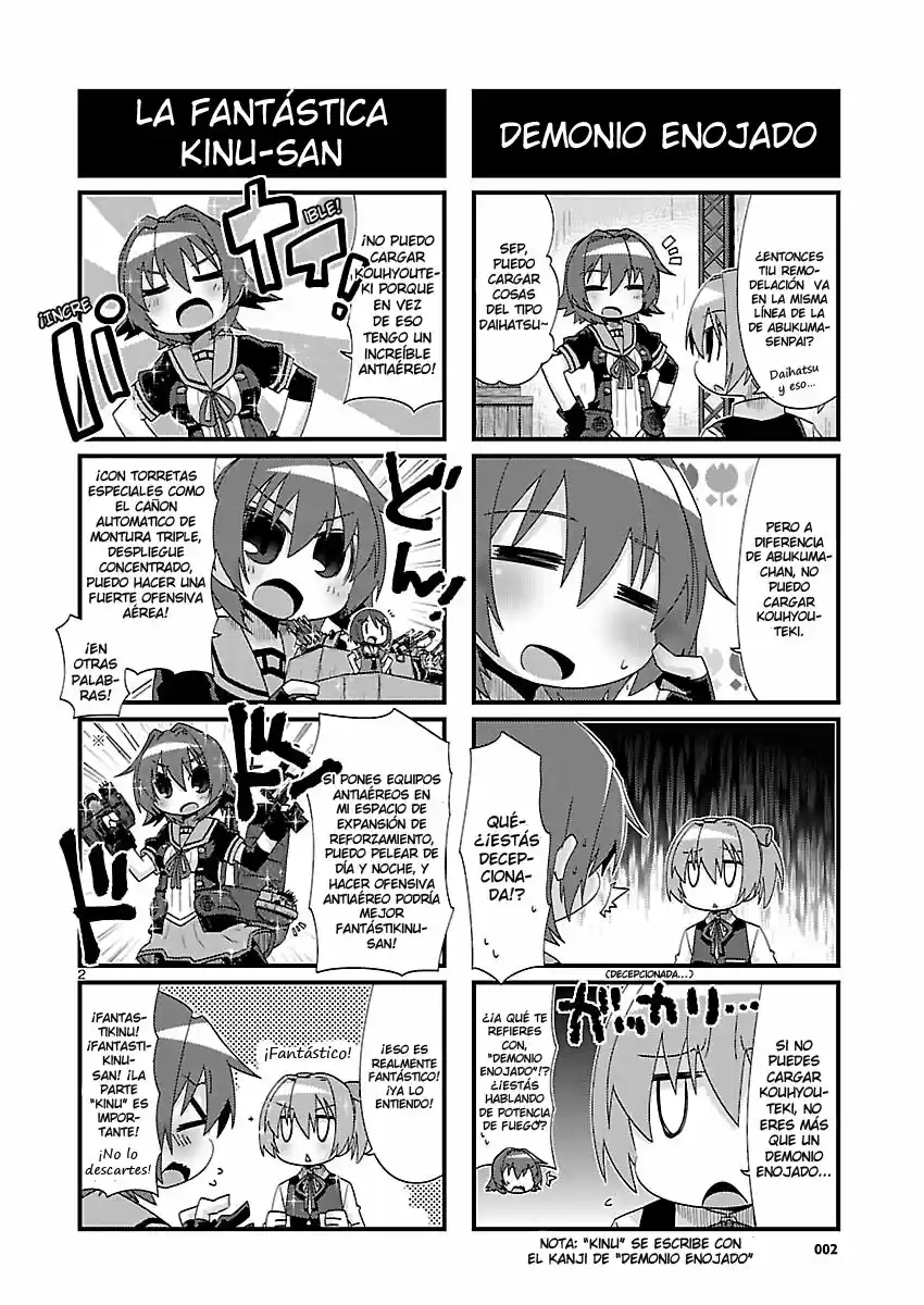 Kantai Collection 4-koma Comic: Fubuki- Ganbarimasu! (2013) - Capítulo 154 - Página 2 - LectorTMOo