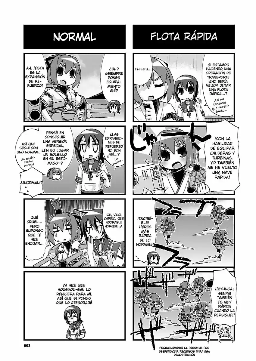 Kantai Collection 4-koma Comic: Fubuki- Ganbarimasu! (2013) - Capítulo 155 - Página 3 - LectorTMOo